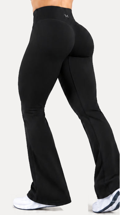 Flare Leggings Carbon Black Back view