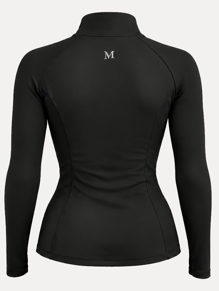 Training Jacket Carbon Black Back view
